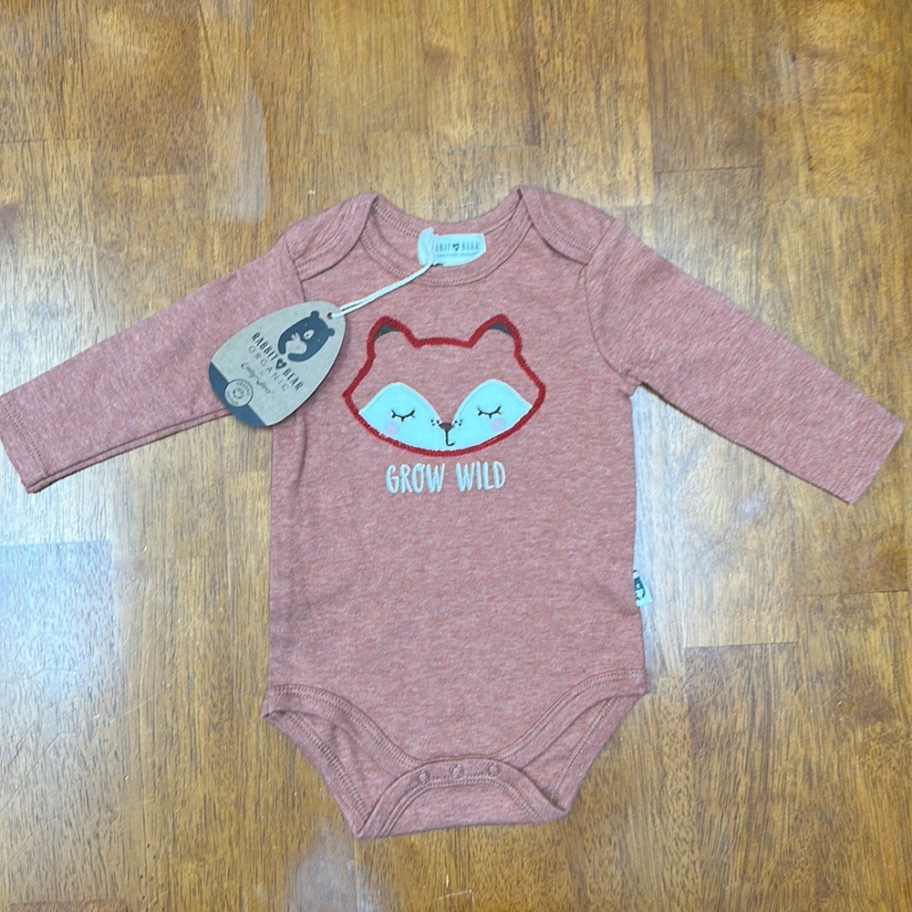 Organic Cotton Onesie 6-9 Months NWT